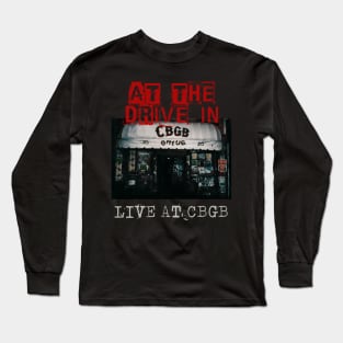 at the drive in live at cbgb Long Sleeve T-Shirt